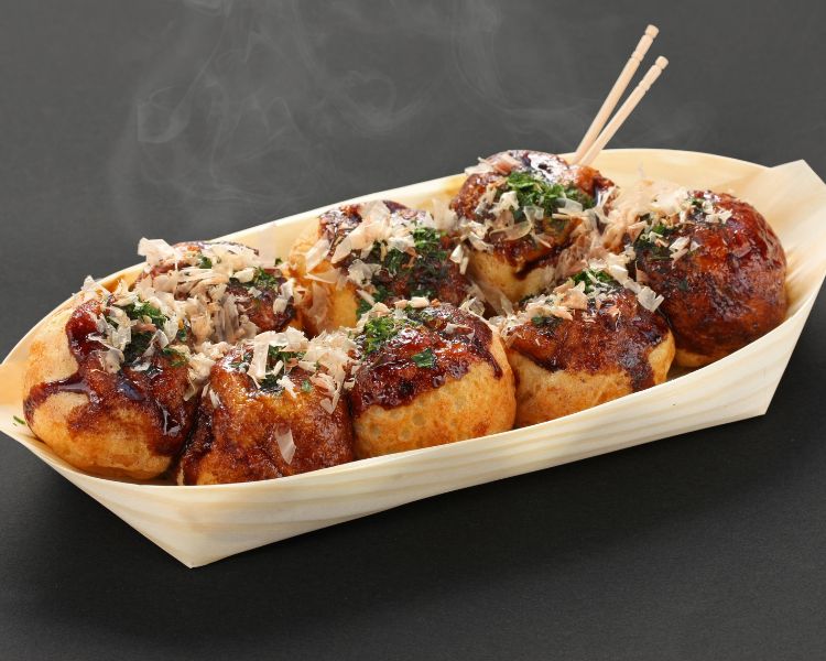 Takoyaki bánh nhân bạch tuộc nóng giòn béo thơm