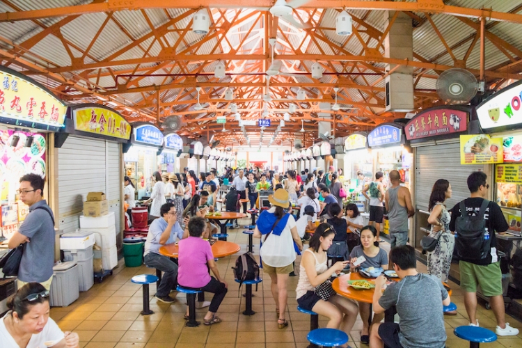 Trải nghiệm khu ẩm thực ở Singapore