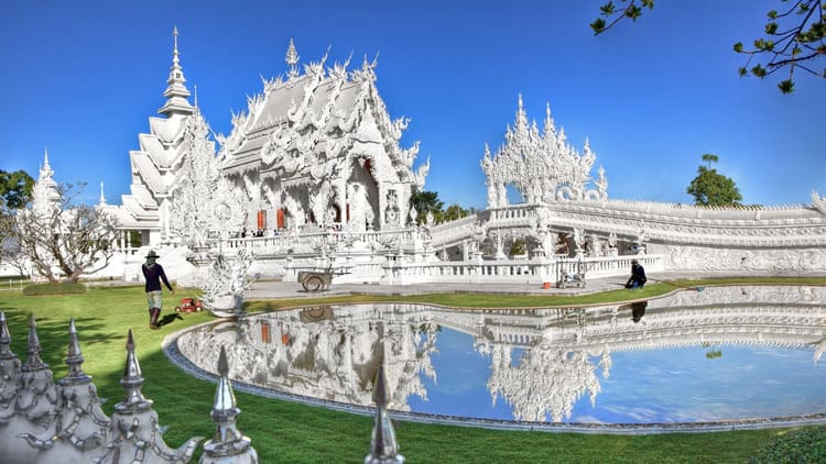  Chiang Rai - Ngôi chùa trắng Wat Rong Khun độc đáo