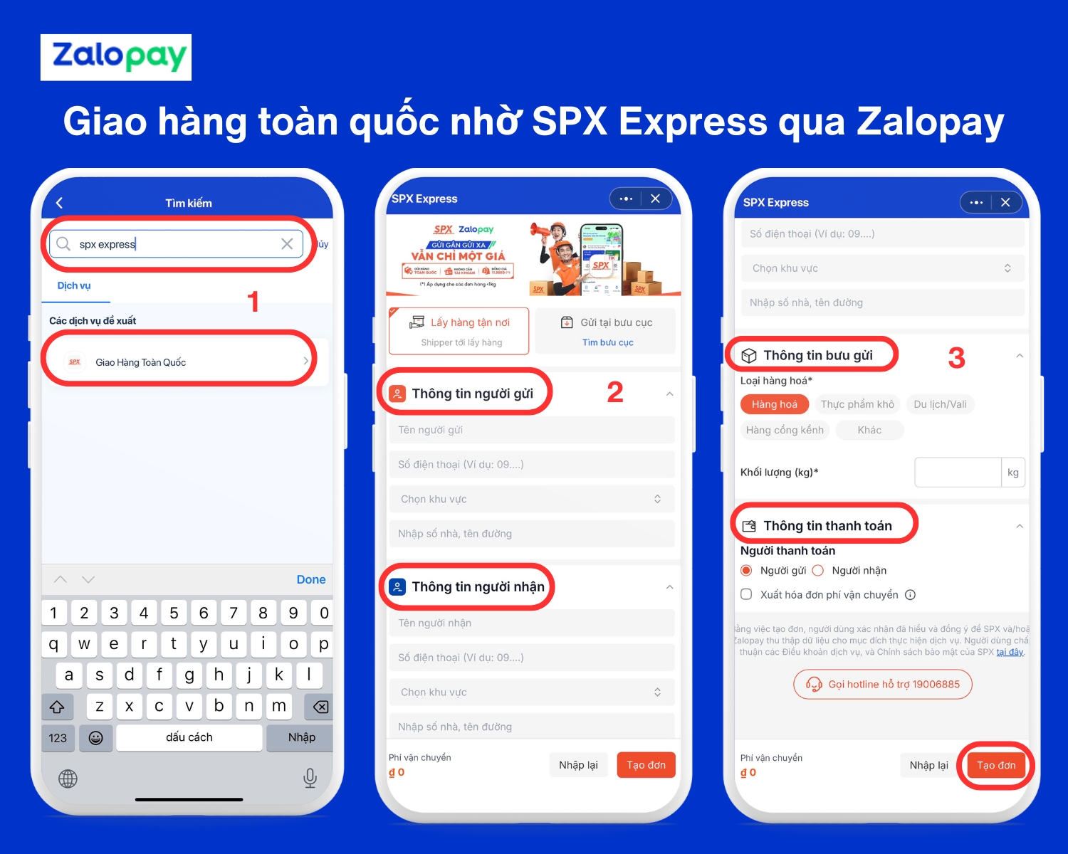 Giao hàng toàn quốc qua SPX Express
