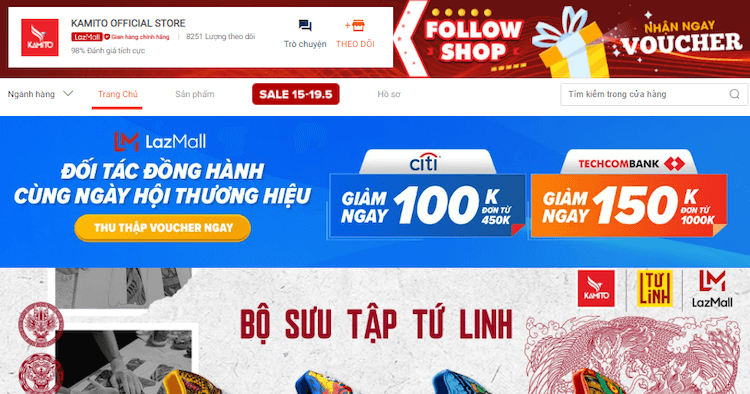 Kamito thương hiệu giày bóng đá chính hãng trên Lazada