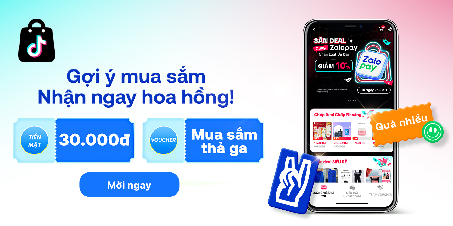 Tham gia chương trình "Gợi ý mua sắm" cùng Zalopay - Nhận hoa hồng ngay