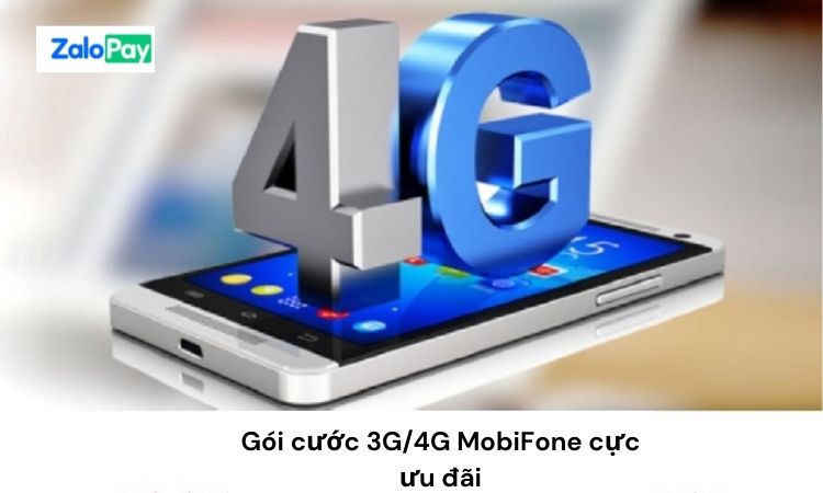 Thông tin gói cước 3G/4G MobiFone trên Zalopay