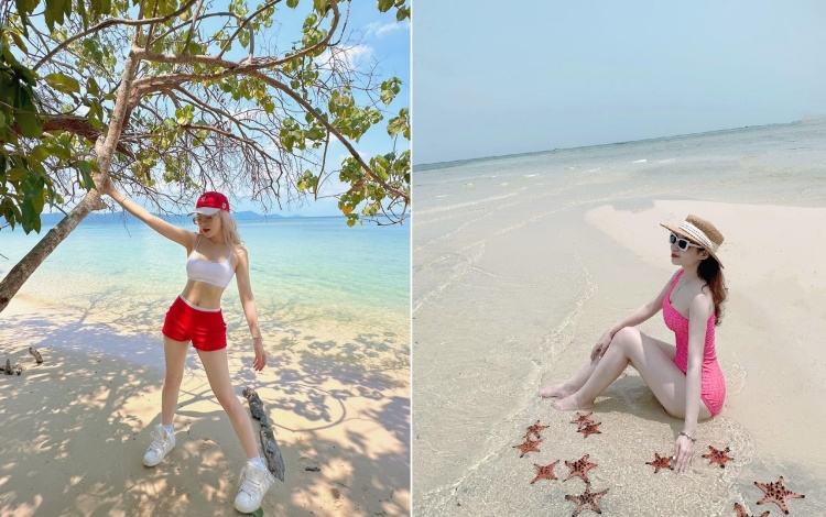Mũ che và kính râm khi đi biển và làng chài