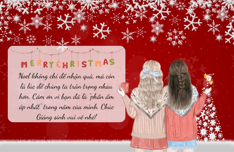 Những lời chúc Giáng sinh cho bạn bè ngắn gọn, ý nghĩa