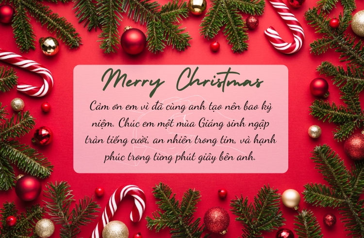 Lời chúc Giáng sinh ngọt ngào, ý nghĩa dành cho các cặp vợ chồng