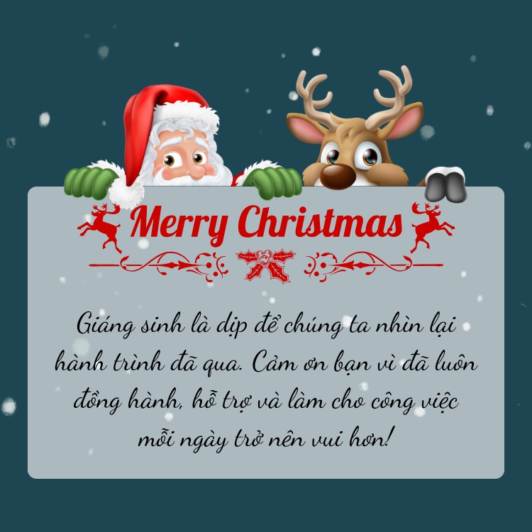 Lời chúc Giáng sinh ngắn gọn, ý nghĩa dành tặng đồng nghiệp