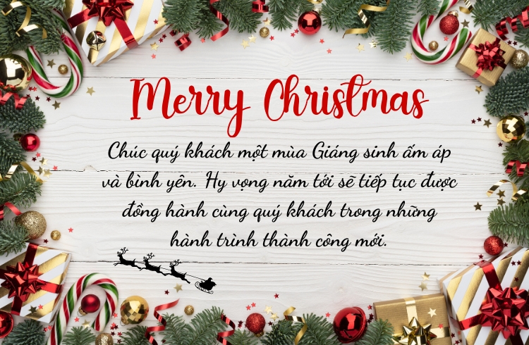 Lời chúc Giáng sinh cho khách hàng ấn tượng, ý nghĩa