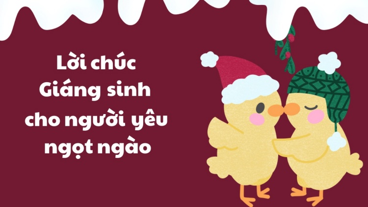 Lời chúc Giáng sinh ngọt ngào cho người yêu