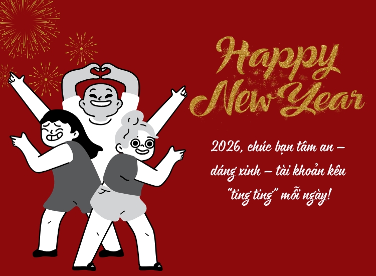 Lời chúc năm mới cho bạn bè cực hài hước