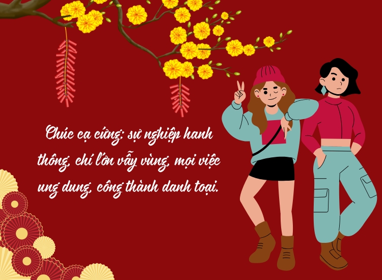 Lời chúc mừng năm mới ý nghĩa dành cho bạn thân