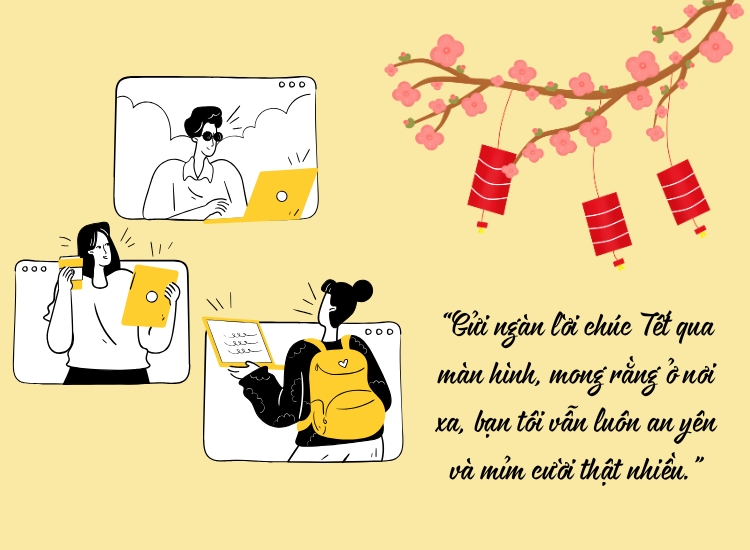 Lời chúc năm mới cho bạn bè ở xa giúp gắn kết tình bạn