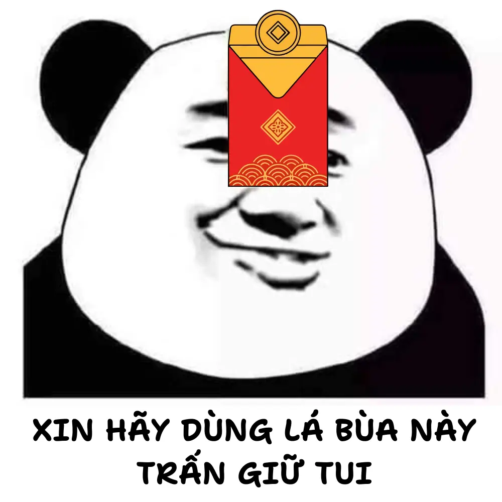 ảnh meme hài hước xin lì xì Tết