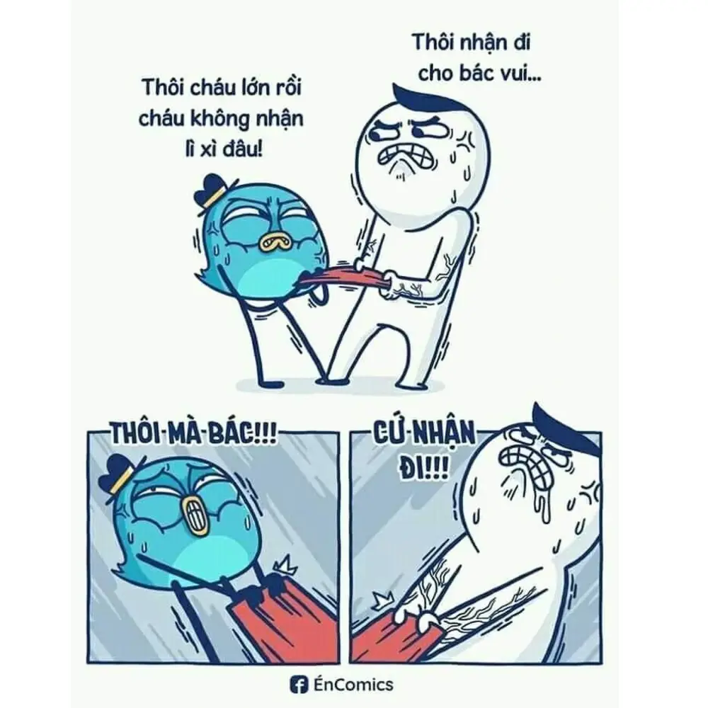 ảnh meme lớn rồi vẫn thích lì xì