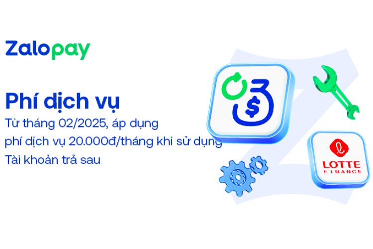 Việc đăng ký mở Tài khoản trả sau Zalopay có mất phí không?