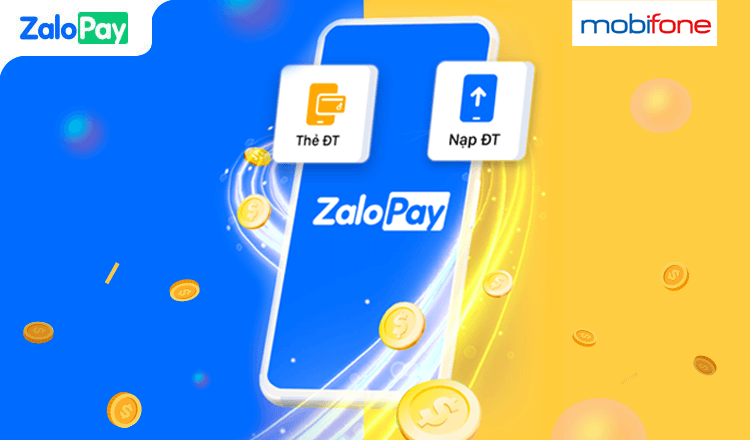 Nạp tiền điện thoại MobiFone qua ví điện tử ZaloPay