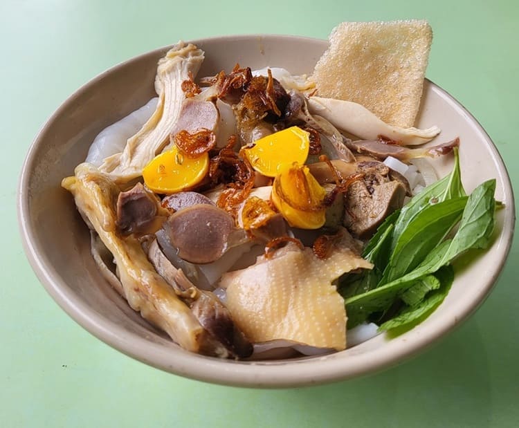 Bánh ướt lòng gà