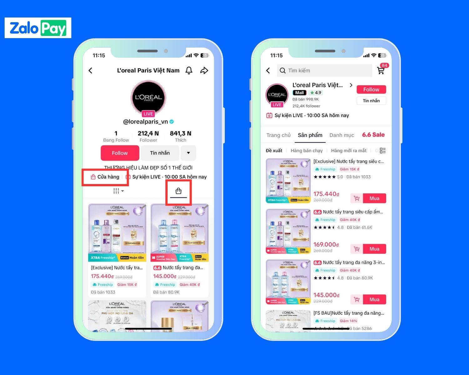 Cách mua hàng trên TikTok Shop qua tài khoản TikTok bán hàng