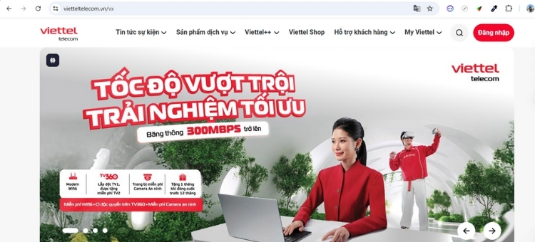 Mua thẻ cào điện thoại Viettel qua My Viettel