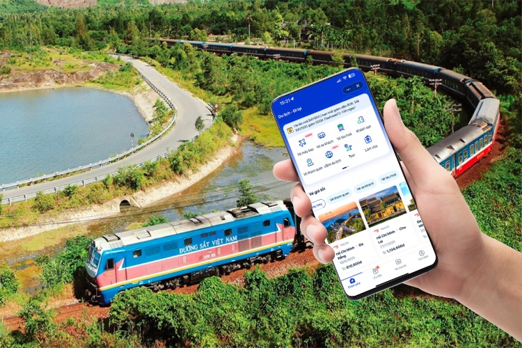 Đặt mua vé tàu trả sau online qua ứng dụng Zalopay an toàn, tiện lợi.