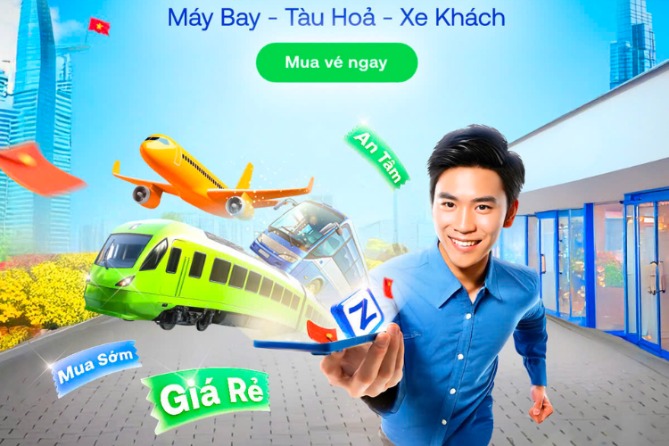 Zalopay hỗ trợ hình thức thanh toán vé tàu trả sau giúp người dùng không cần thanh toán ngay.