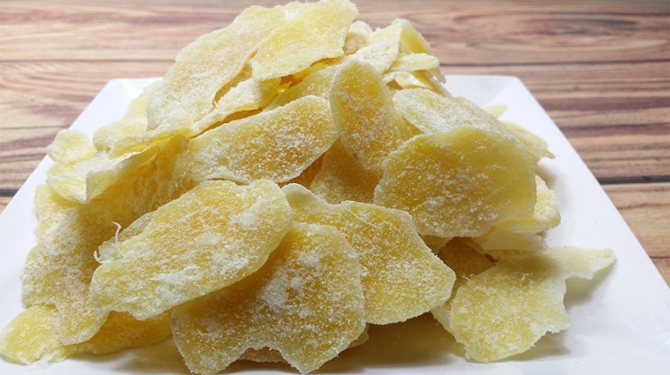 Mứt gừng khô