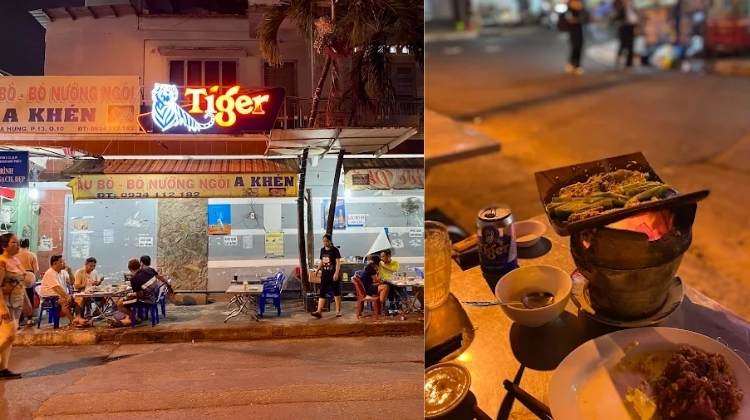 Quán lẩu Nướng ngói A Khén