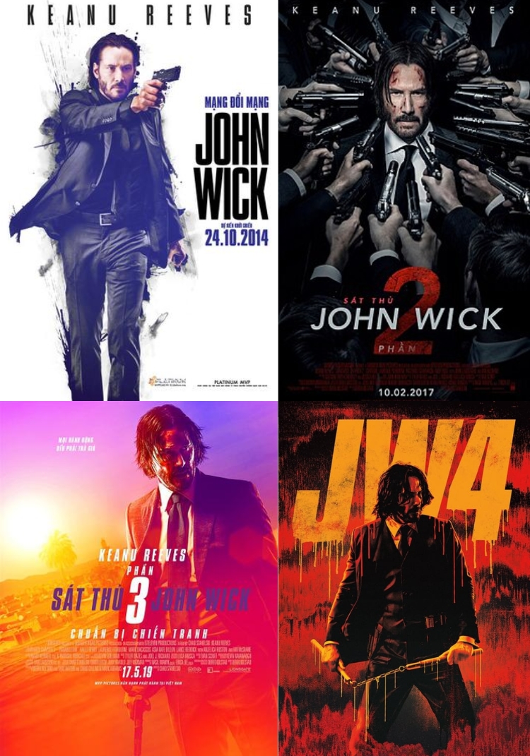 Sát Thủ John Wick - John Wick (1-4)