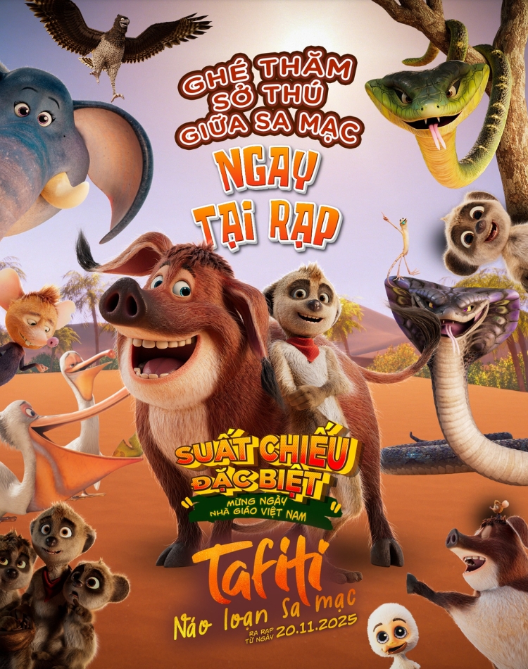 Phim chiếu rạp hay - Tafiti Náo Loạn Sa Mạc