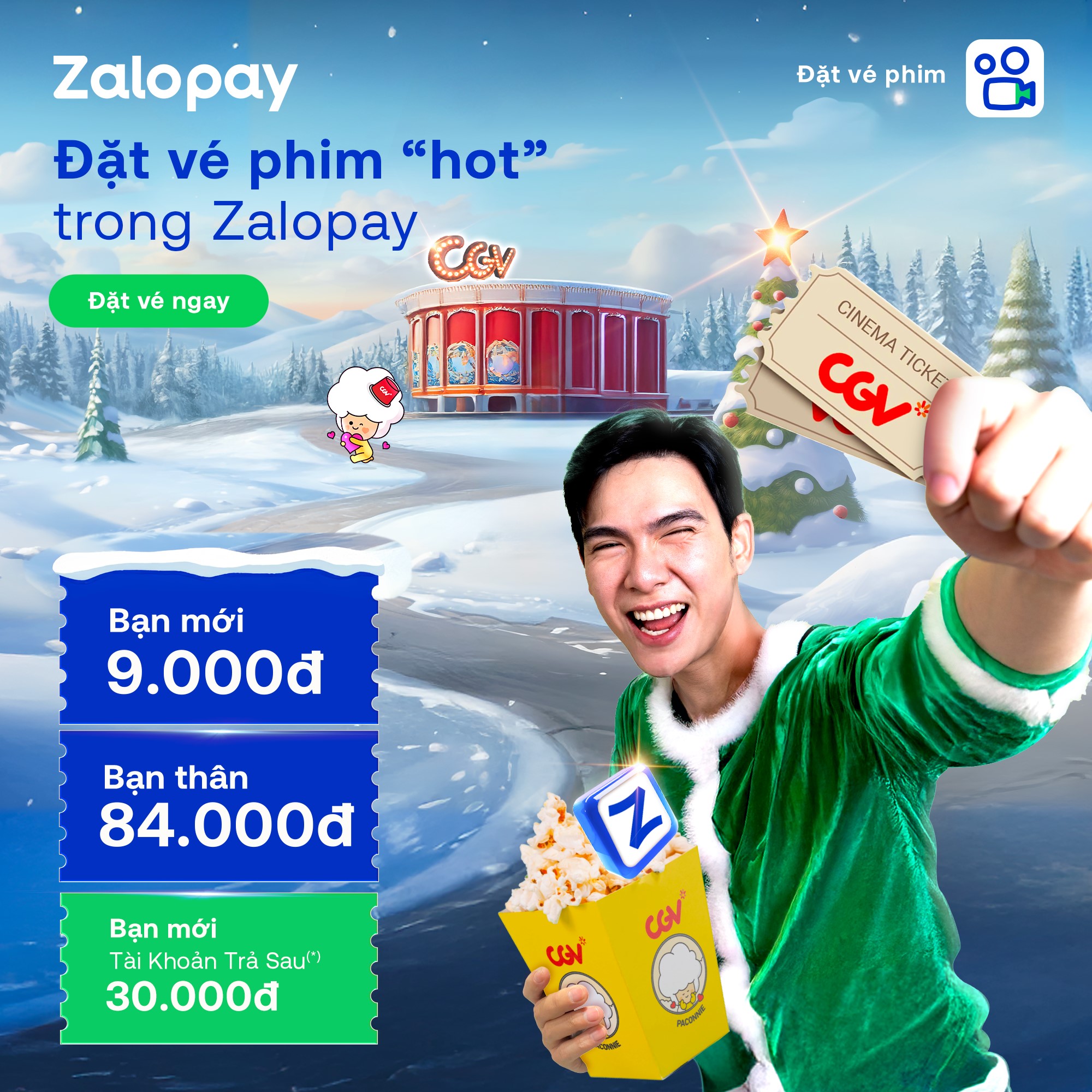 Đặt vé xem phim cùng Zalopay