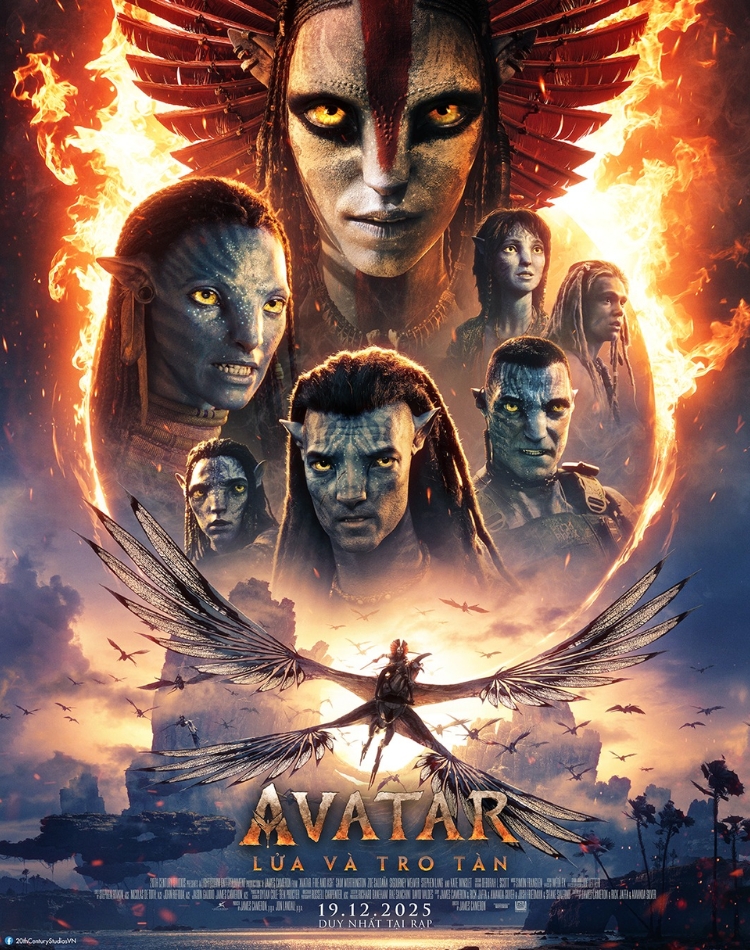Phim chiếu rạp tháng 12 - Avatar 3: Lửa Và Tro Tàn