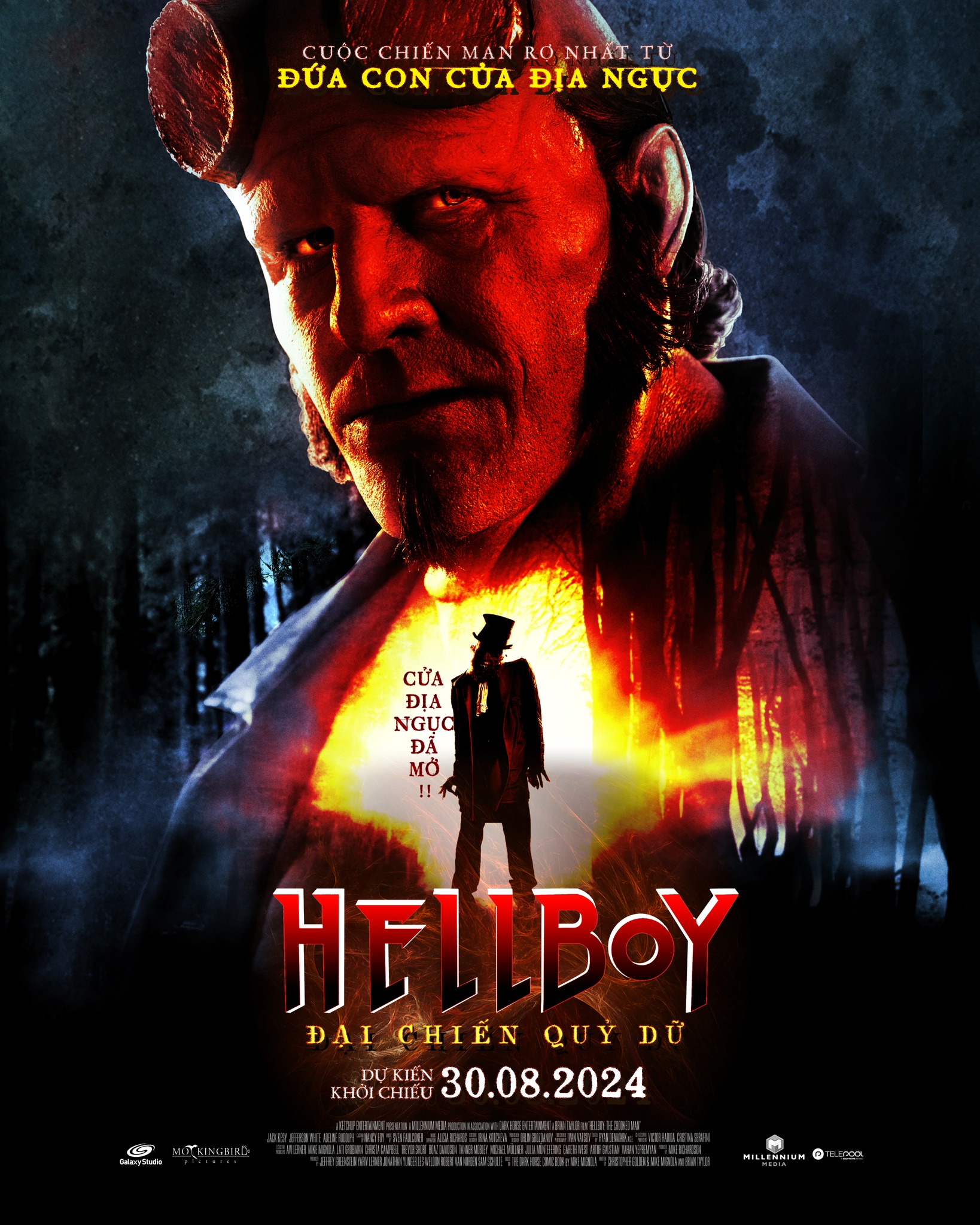 Phim chiếu rạp tháng 9 - Hellboy: Đại Chiến Quỷ Dữ