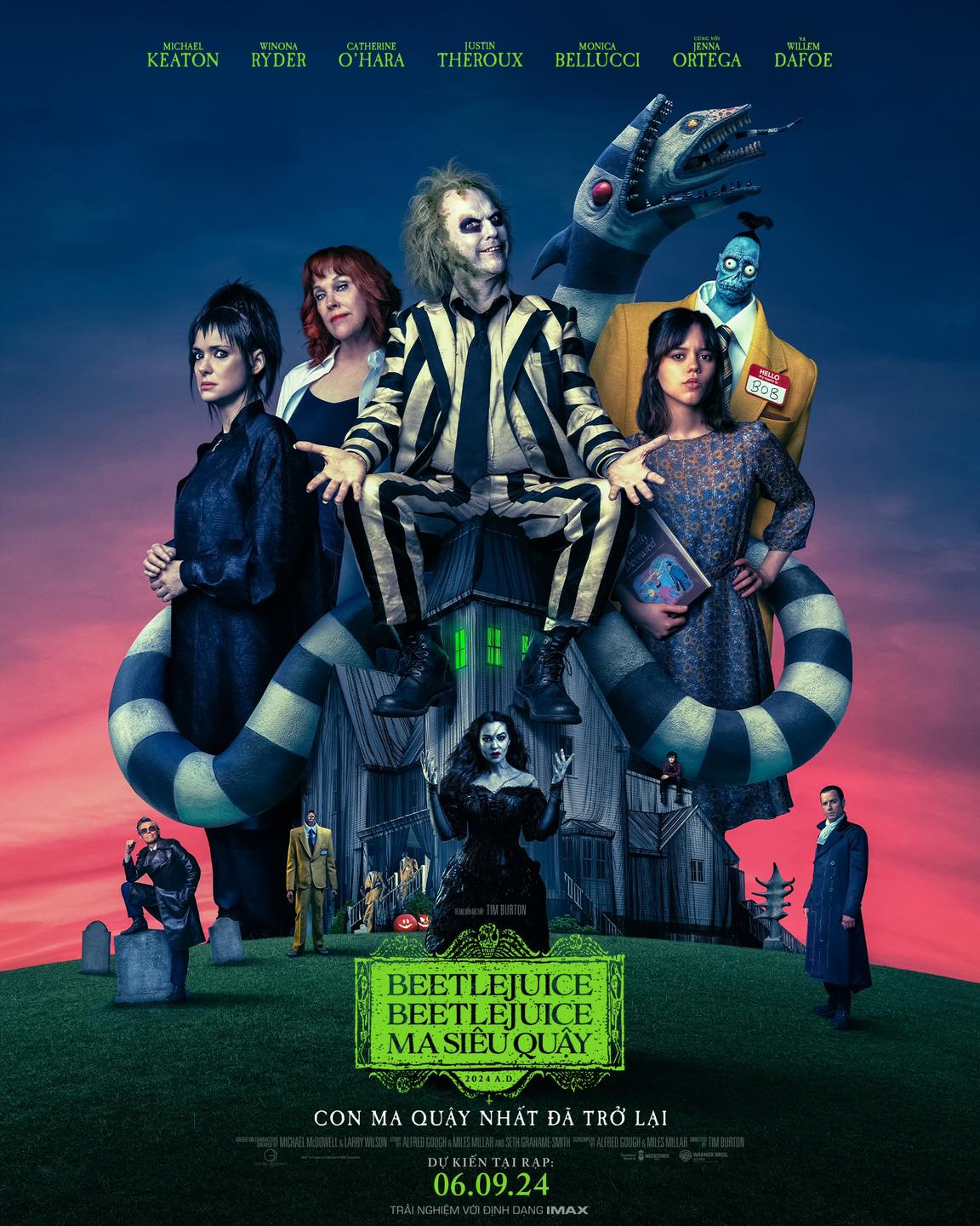 Phim chiếu rạp tháng 9: Beetlejuice Beetlejuice - Ma siêu quậy