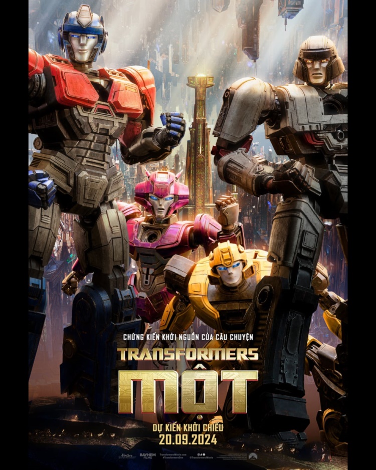 Phim chiếu rạp tháng 9: Transformers One - Transformers Một