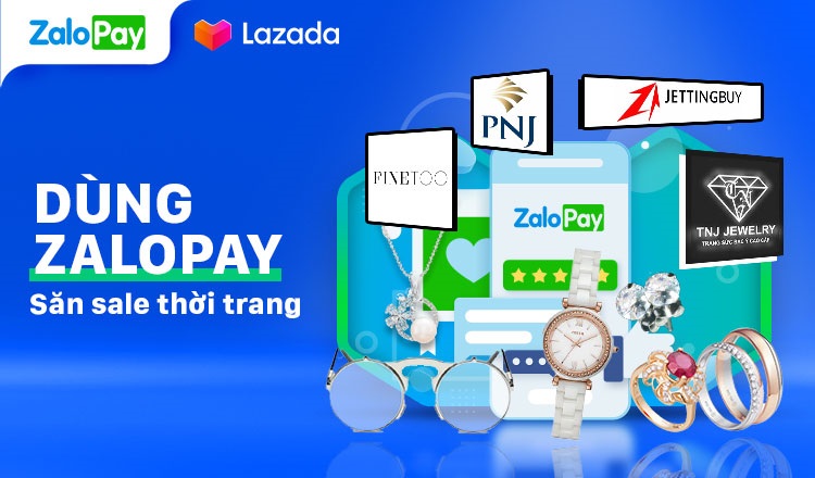 Mua phụ kiện giá rẻ trên LazMall thanh toán qua ZaloPay