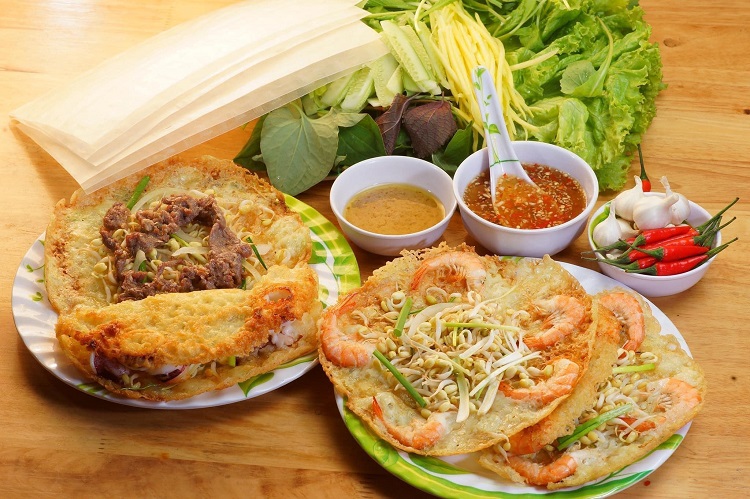 Bánh xèo tôm nhảy Thanh Diệu