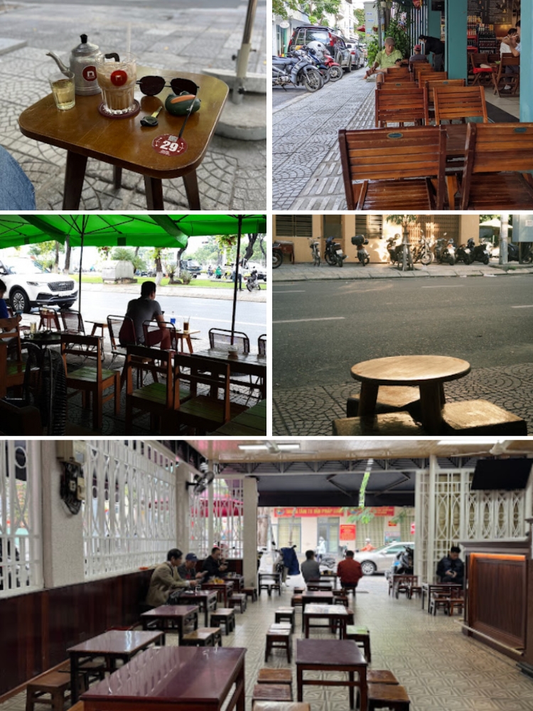 quán cafe vỉa hè ở Đà Nẵng