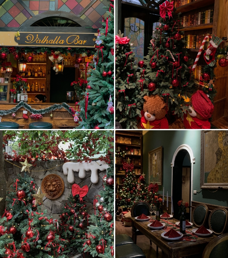 The Valhalla - Quán cafe trang trí noel ở Cầu Giấy
