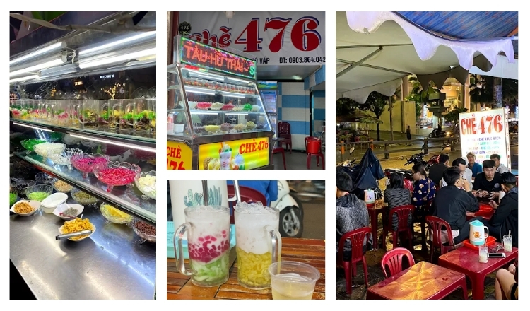 Chè 476 Nguyễn Thái Sơn - quán chè Gò Vấp giá rẻ, mở bán tới nửa đêm