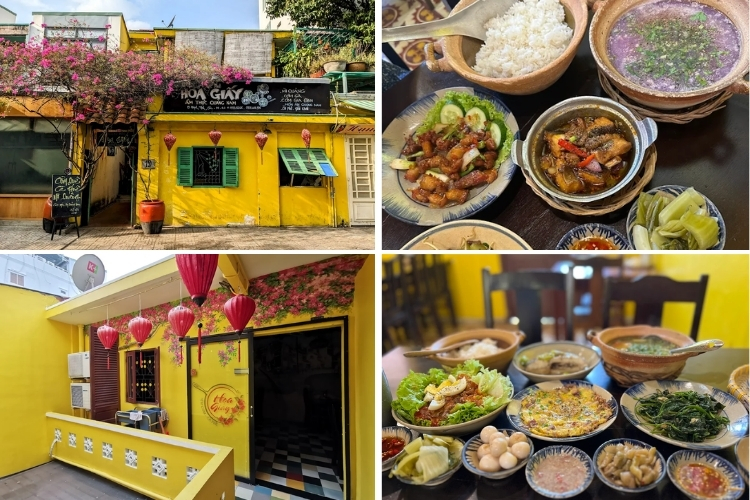 Tiệm cơm, cafe Hoa Giấy