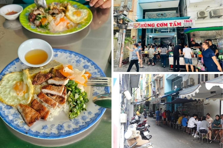 Quán cơm tấm Hùng