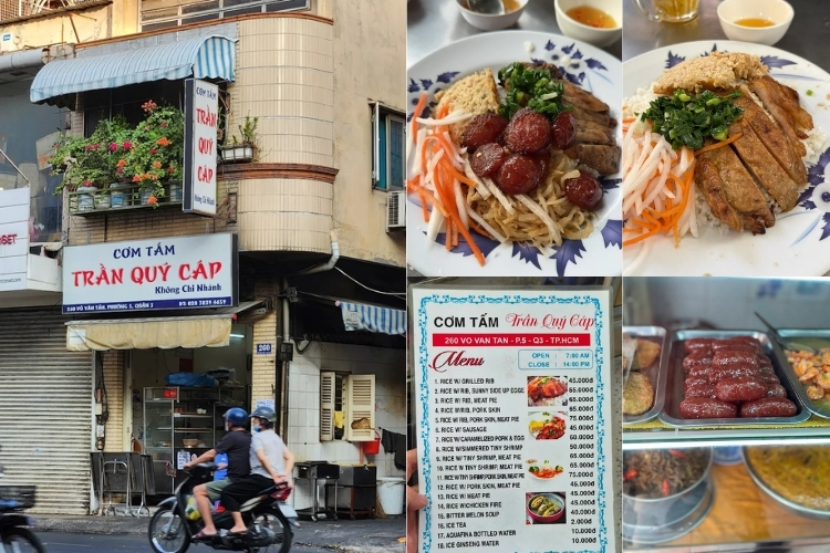 Quán cơm tấm Trần Quý Cáp