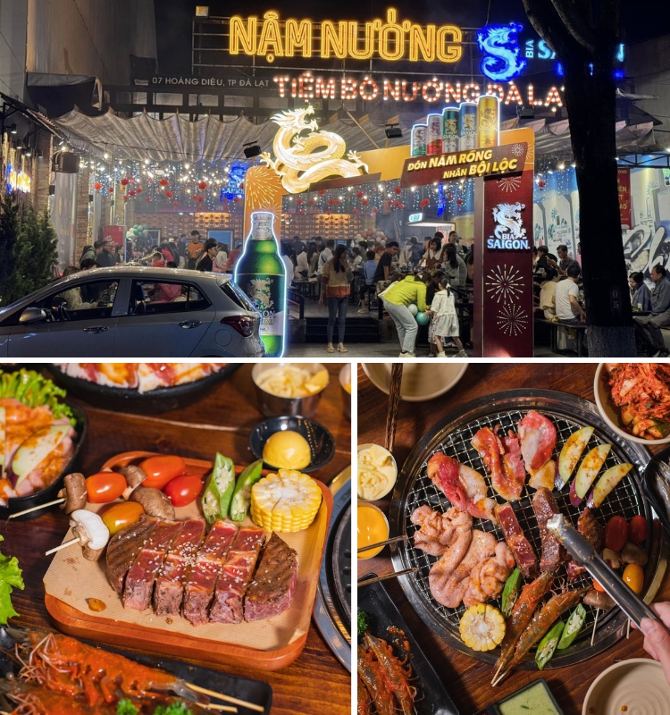 Nậm Nướng - Tiệm bò nướng Đà Lạt
