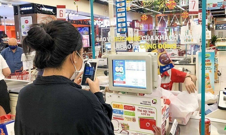 Thanh toán ZaloPay bằng mã QR tại siêu thị Lotte