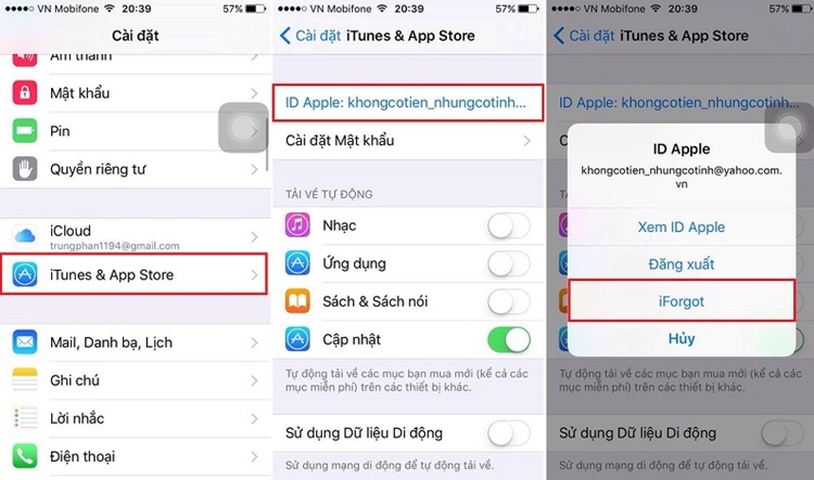 Các lỗi phổ biến khi tạo tài khoản iCloud