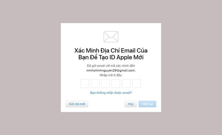 Cách tạo tài khoản iCloud trên máy tính bằng website