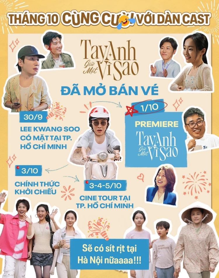 Lịch chiếu phim Tay Anh Giữ Một Vì Sao