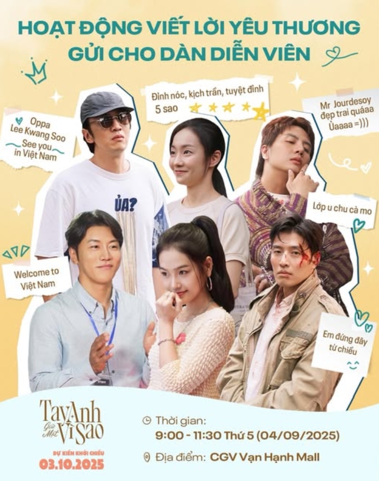 Dàn diễn viên phim Tay Anh Giữ Một Vì Sao