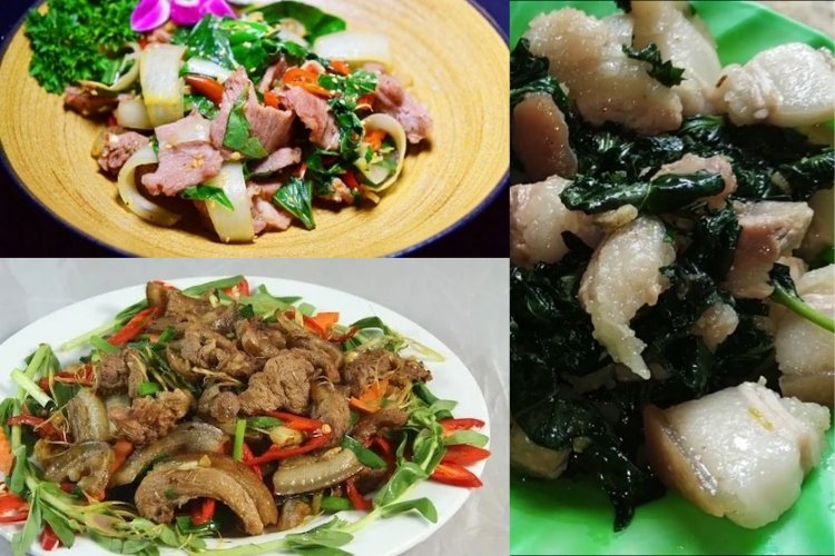 Thịt heo xào lá lốt