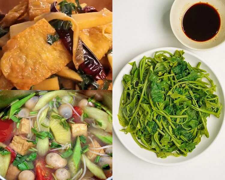 Tối nay ăn gì - Mâm cơm chay thanh đạm